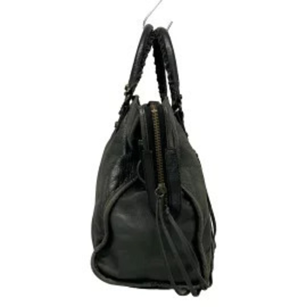 Balenciaga The City Handbag Dark Green Leather